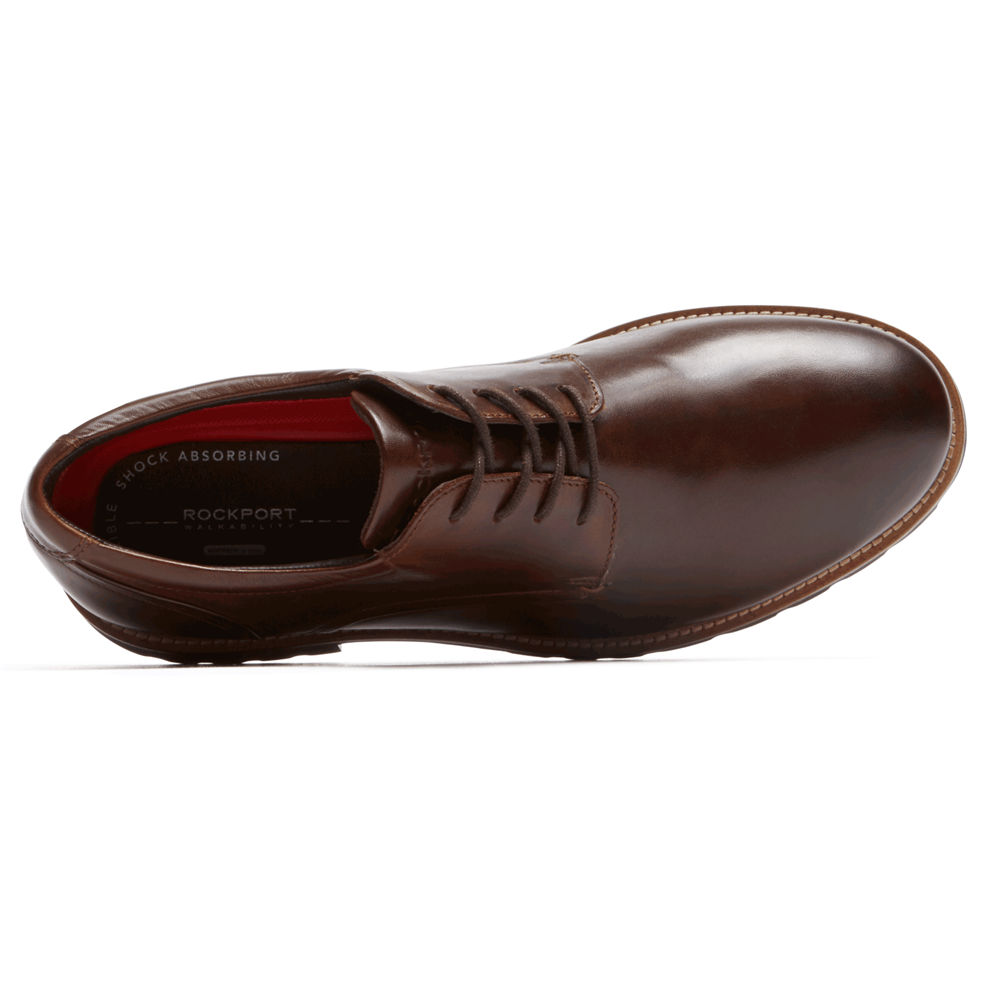 Rockport Oxfords For Mens Brown - Sharp & Ready Colben - CD1780425